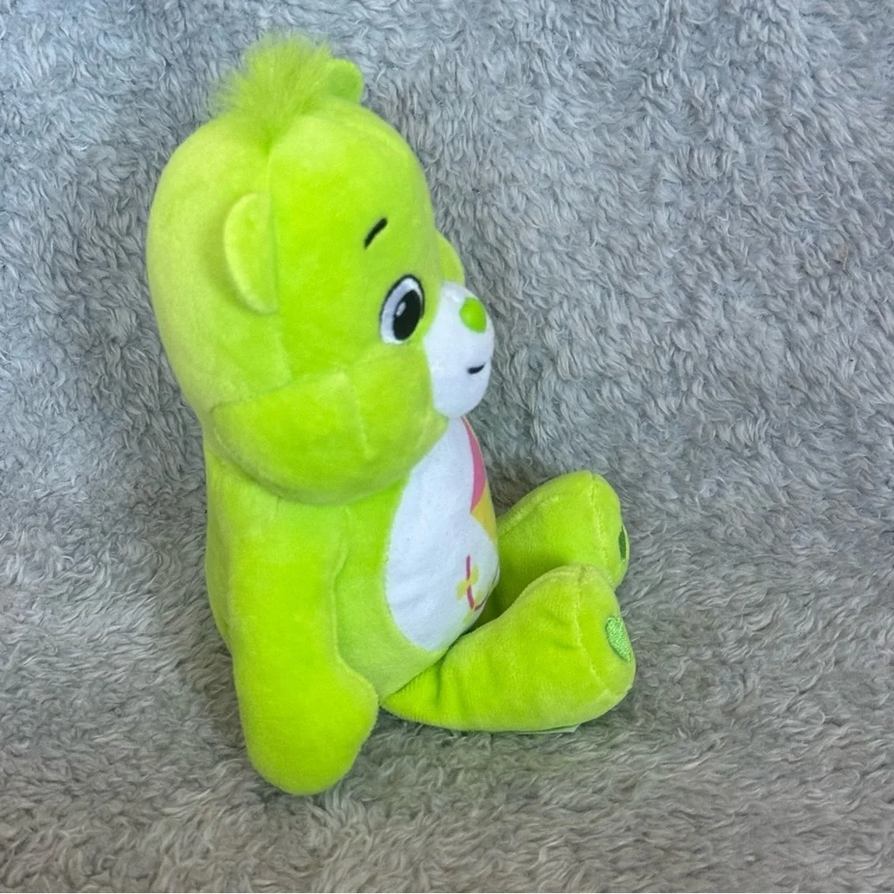 Care Bears Do Your Best Bear Plush 9” Green Kite Belly Badge